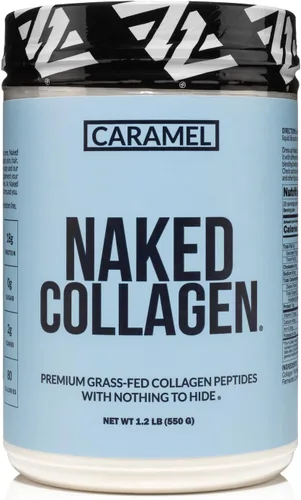 Miniatura 6 de NAKED Polvo de proteína de péptidos de colágeno de chocolate, 24 porciones, obtenido de ganado alimentado con pasto, suplemento de colágeno