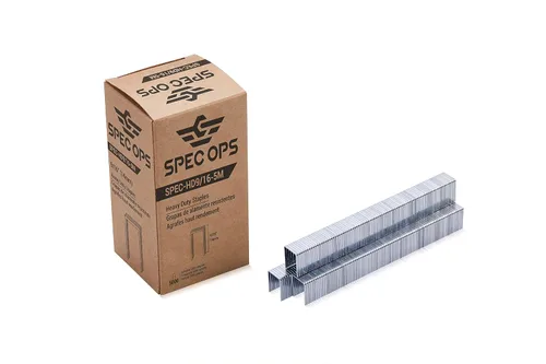Spec Ops Tools - Grapas resistentes para pistola de grapas y martillo, paquete de 5,000, grapas de 9/16 pulgadas