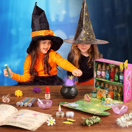 Miniatura 6 de wookidel Kit de manualidades mágicas de hadas para niños con 20 botellas de poción – Kit de manualidades para hacer pociones mágicas de hadas