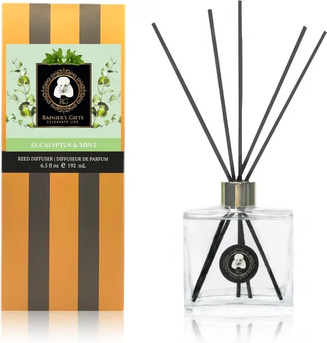 Miniatura 6 de Rainier's Gifts Juego de difusor de varillas (French Country Rose Garden) – Varillas difusoras de aceite perfumado – Ambientador de aromaterapia