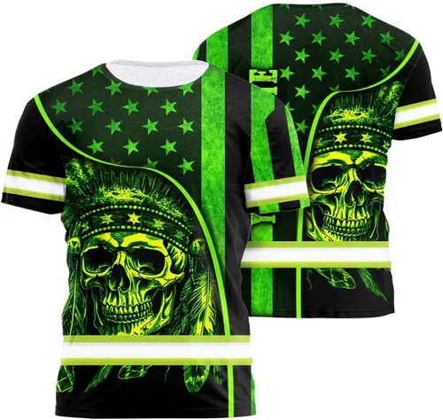 Miniatura 19 de Maddly Colección de ropa de trabajo de alta visibilidad con bandera de EE. UU. personalizada con nombre para trabajadores, corredores, camioneros