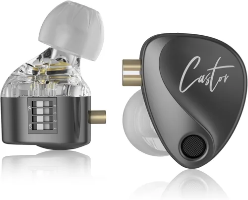 Miniatura 5 de KZ ZSN PRO X - Auriculares con cable, auriculares de monitorización intraurales con controlador doble, sonido claro y auriculares ergonómicos