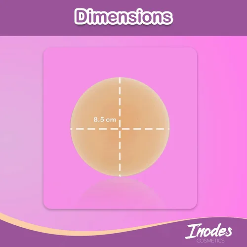 Miniatura 7 de Inodes Cubiertas reutilizables para pezones Cubiertas invisibles sin pezones Pasties de silicona Pétalos Pétalos de pecho Sujetador adhesivo