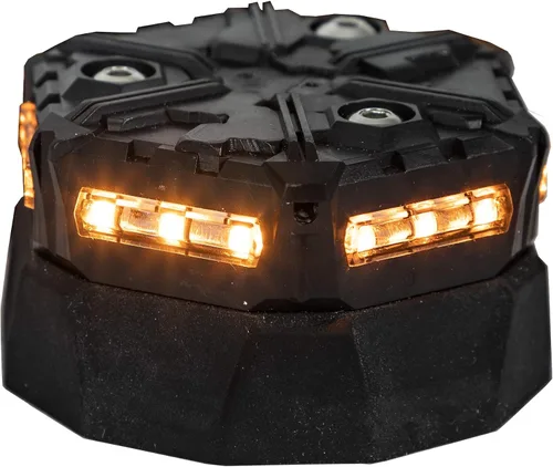 Buyers Products SL576ALP Clase 2 Baliza LED Micro con Montura Magnética y Enchufe Auxiliar, Baliza Estroboscópica, Camión Utilitario, Remolque,