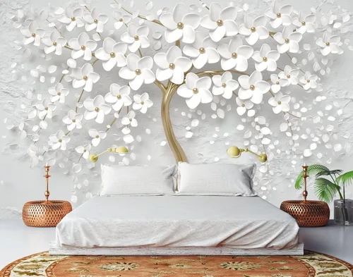 Miniatura 21 de Bormia Road Forest - Papel pintado de pared para dormitorio, tamaño grande, 108 x 75 pulgadas 008