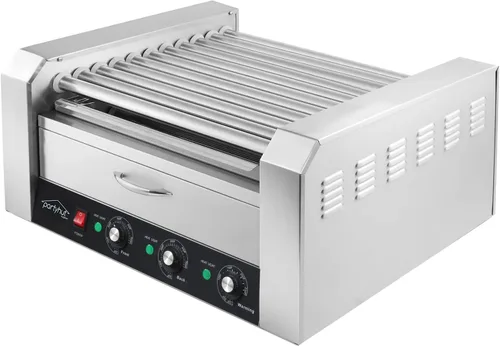 Miniatura 2 de 30 Hot Dog Roller Warmer Grill Cooker Machine, grado comercial