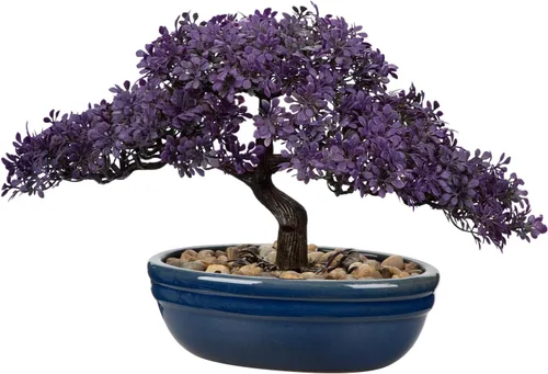 Miniatura 15 de Árbol bonsái artificial, enebro, plantas artificiales para interiores, pequeñas plantas falsas para decoración con macetas de cerámica