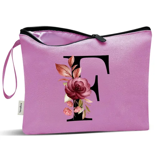 Miniatura 152 de Vavabox A-Z Bolsa de Maquillaje Personalizada, Regalos de Cumpleaños para Mujeres y Mamá, Regalos para la Mejor Amiga, Bolsa de Cosméticos