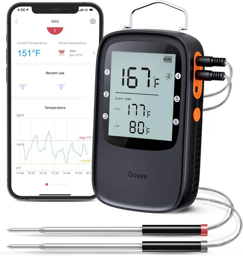Miniatura 2 de Govee Paquete de termómetro de carne Bluetooth con hervidor eléctrico inteligente Govee