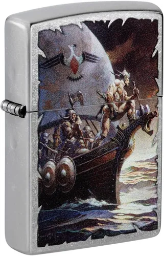 Miniatura 34 de Zippo Encendedores míticos 540 Mago de Fuego de Latón Rodado