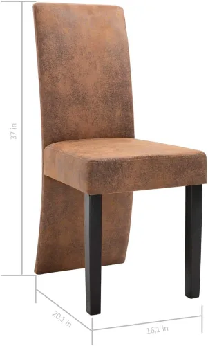 Miniatura 2 de Dining Chairs,Living Room Dining Chairs,Dining Table Dining Chairs Suitable for Daily Dining Or Special Events, Such As Meetings, Kitchen 4 Pcs Brown
