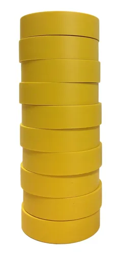TradeGear - Cinta eléctrica de colores para uso general de PVC, impermeable, ignífugo, adhesivo a base de goma resistente, lista UL, clasificada