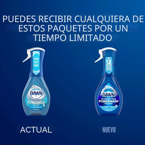 Miniatura 2 de Dawn Platinum Powerwash - Spray para platos, jabón para platos, aroma fresco, 16 onzas líquidas