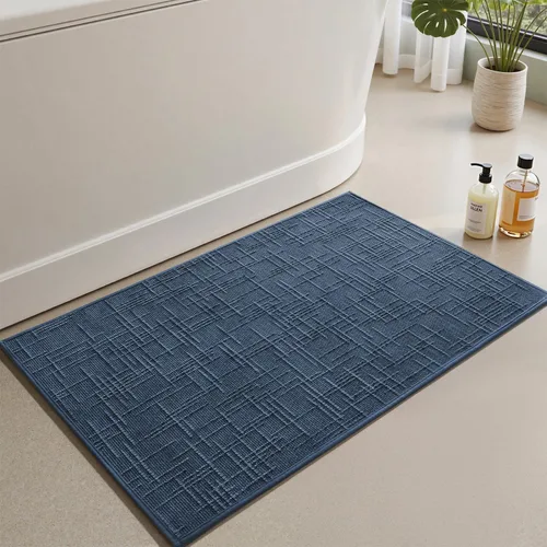 Miniatura 16 de AMOAMI Alfombra de Baño Antideslizante Súper Absorbente de Secado Rápido Alfombras de Baño para Piso de Baño Respaldo de Goma Lavable Alfombras