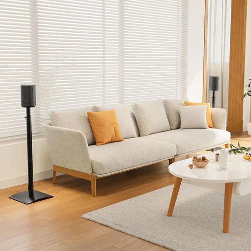 Miniatura 8 de Mounting Dream Soportes de altavoz para Sonos Era 100, One, One SL, Play:1, altura ajustable hasta 42 pulgadas, juego de 2 soportes de altavoz