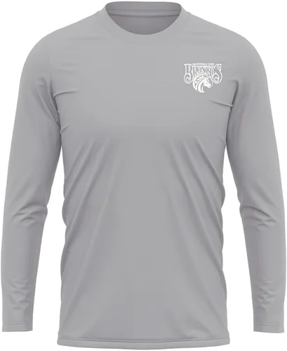 Miniatura 182 de Camisa deportiva de manga larga oficial de la NCAA Collegiate para hombre, con logotipo en el pecho izquierdo, colección Athletic Heather