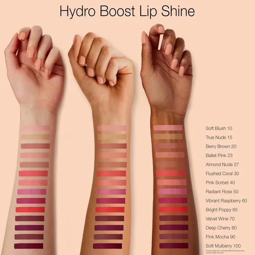 Miniatura 2 de Neutrogena Hydro Boost Brillo labial hidratante, brillo labial luminoso con ácido hialurónico no pegajoso y no resecante con tinte, para suavizar