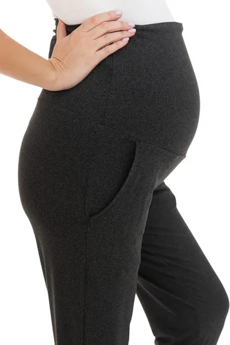 Miniatura 126 de Leggings Depot Pantalones de maternidad para mujer, sobre el vientre, pantalones deportivos casuales para descansar