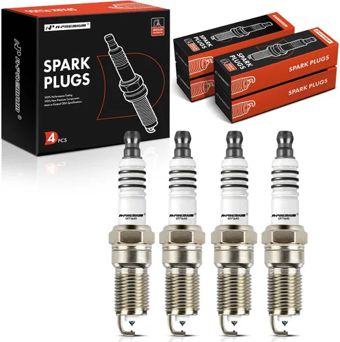 A-Premium Bujías de platino iridio compatibles con Ford Escape, Focus, Ranger, Tempo y Chevrolet Malibu, Cavalier y Mazda 6, 5, Tribute & Buick