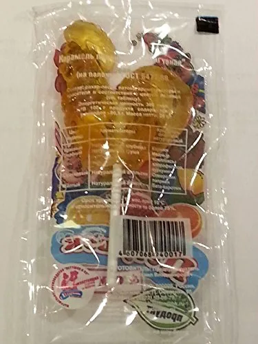 Miniatura 3 de Gallo de caramelo duro importado en palo "Petushok Lollipops" (paquete de 10)