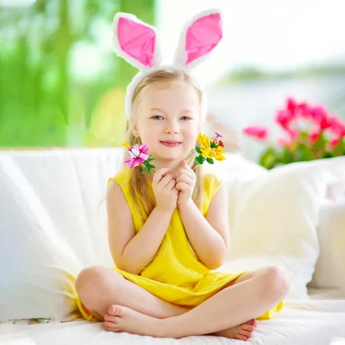 Miniatura 5 de DIYDEC Bloques de construcción de flores de Pascua con huevos de Pascua, juguetes de bloques de construcción para recuerdos de fiesta, juguetes