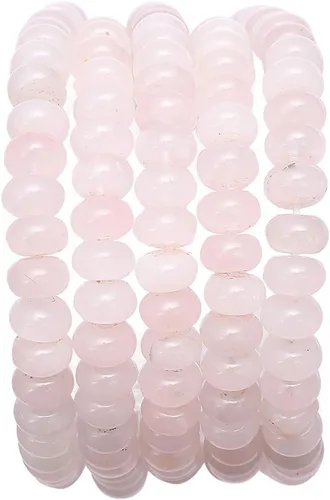 Miniatura 2 de BEADIA Cuentas Facetadas de Piedra Natural Amazonita Rondelle 3x4mm Cuentas Semipreciosas Sueltas para Hacer Joyas 38cm