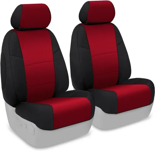 Miniatura 29 de Coverking Custom Fit Center 50/50 - Funda de asiento de cubo para modelos seleccionados Chevrolet Suburban - Neopreno (negro)