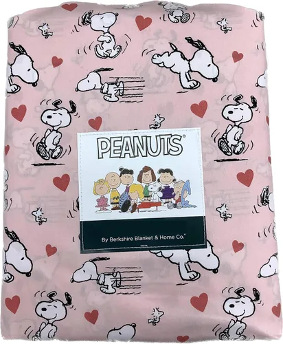 Miniatura 2 de Berkshire Blanket Peanuts - Juego de sábanas para el día de San Valentín (gris - siesta con corazones, matrimonial)