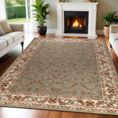 Miniatura 12 de Superior Alfombra de interior con respaldo de yute para dormitorio, sala de estar/comedor, oficina, entrada, pasillo, cocina, decoración tradicional