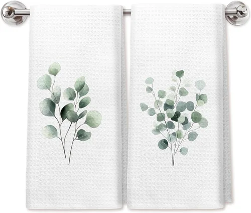 Miniatura 13 de Chinoiserie - Toallas de cocina florales con lazo coquette, paños de cocina florales azules y blancos para decoración de cocina, toallas de mano