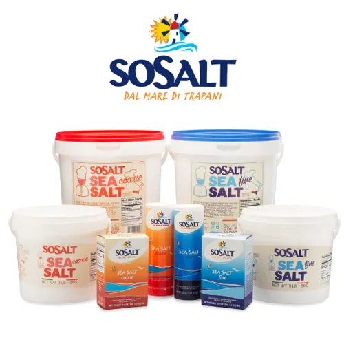 Miniatura 4 de SoSalt Dal Mare Di Trapani, Sal marina fina de Sicilia, cubo de servicio de alimentos, (11.0 lbs) 11 libras, todo natural, sal marina mediterránea a