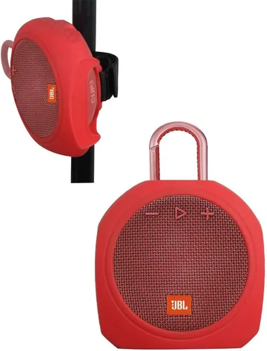 Miniatura 16 de Hermitshell Estuche de transporte de silicona de repuesto para altavoz Bluetooth inalámbrico JBL Clip 3 portátil e impermeable (negro camuflaje)