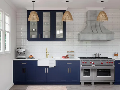 Miniatura 9 de Pfister Miri 2.0 Llave de cocina con rociador extraíble y dispensador de jabón, de un solo mango, arco alto, certificada por NSF, acabado en oro Oro
