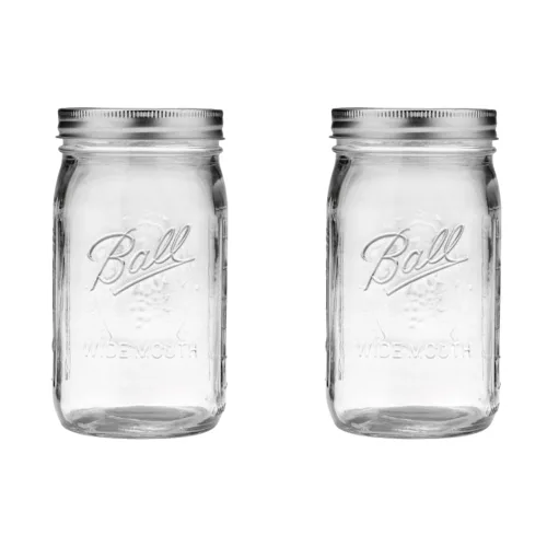 Miniatura 11 de Ball Mason, Frascos de mermelada con tapas y bandas, Set de 12 unidades de 4 oz, 4 onza, Transparente