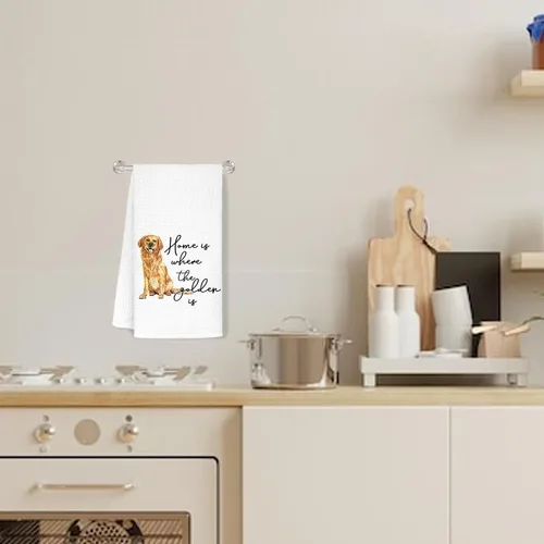 Miniatura 3 de Jvpke Toallas de cocina Gloden Retriever, regalos Golden Retriever para mujeres, amantes de los perros, mujeres amantes de las mascotas, decoración