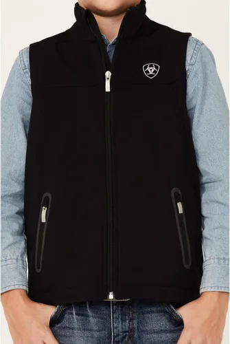 Miniatura 3 de Ariat Unisex Youth New Team Softshell Chaleco, Negro