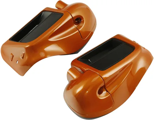 Miniatura 3 de HR3 Bajadores de carenado refrigerados por aire de whisky ámbar a juego compatibles con Street Glide FLHX 2014 y Road Glide FLTRX 2016