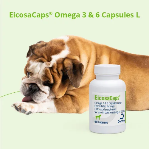 Miniatura 5 de EicosaCaps® Omega 3 y 6 cápsulas para perros, 60