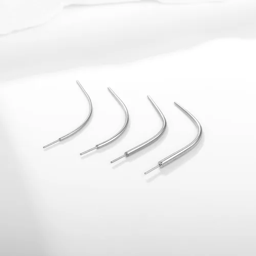 Miniatura 4 de Xpircn 20G 18G 16G 14G Threadless Piercing Taper Stainless Steel Piercing Taper Insertion Pin for Nose Lip Monroe Ear Tragus Helix Push in Body