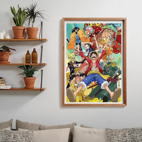 Miniatura 5 de Clementoni - 39726 - Puzzle Anime One Piece - Rompecabezas de 1000 piezas, rompecabezas para adultos - Hecho en Italia Multicolor