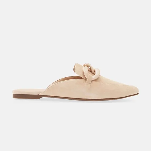 Miniatura 2 de Juliet Holy Mocasines planos para mujer, con puntera puntiaguda, sin espalda, sin cordones, con cadena de metal