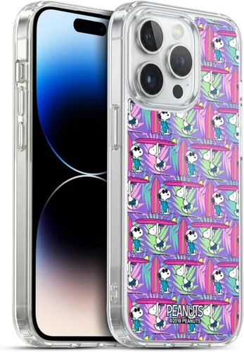 Miniatura 153 de Head Case Designs Peanuts Tropical Surf Snoopy Aloha Disco Gel Funda con licencia oficial [protección de grado militar] compatible con Apple iPhone