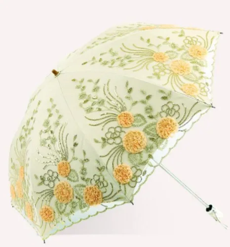 Miniatura 77 de Honeystore - Parasoles de encaje de flores para fiesta de boda, paraguas nupcial de encaje