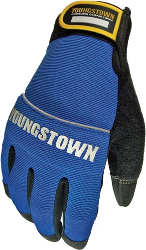 Youngstown Glove Company 06-3020-60-M Mechanics Plus Performance Guante Mediano, Azul