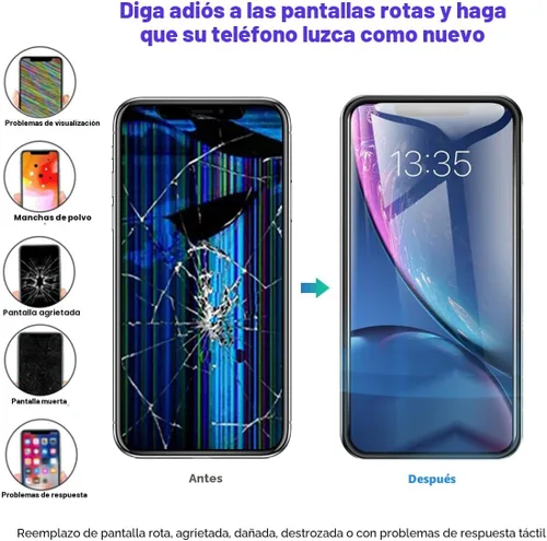 Miniatura 5 de EFAITHFIX para iPhone 11 Reemplazo de pantalla LCD de 6.1 pulgadas, ensamblaje de marco, pantalla LCD y digitalizador de pantalla táctil 3D con kit