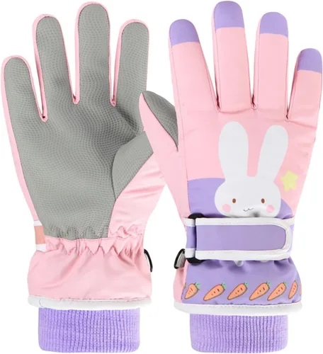 Miniatura 72 de Guantes de nieve para hombre y mujer, impermeables, para invierno, cálidos, para esquí, snowboard, guantes para mujer