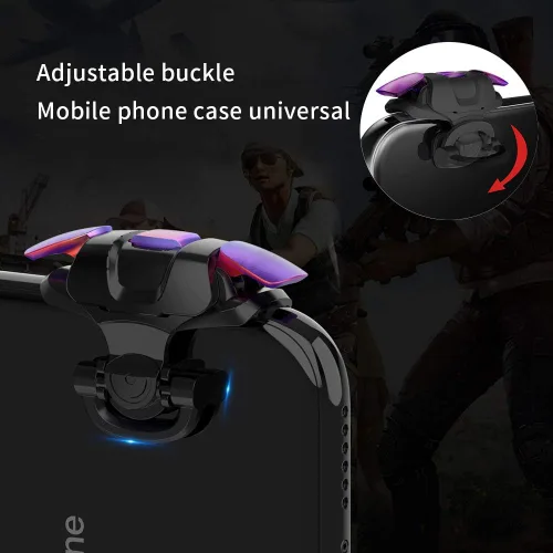 Miniatura 4 de Newseego for Mobile Game Controller Trigger, [Upgraded Version] Mobile Controllers Colorful Trigger Sensitive Shoot and Aim Button for Rules of