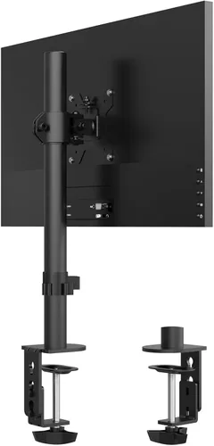 Soporte para monitor Pholiten para la mayoría de pantallas de ordenador de 13-32" hasta 20 libras, soporte de escritorio ajustable con inclinación,