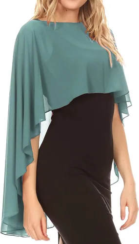 Miniatura 4 de Sakkas Anya - Capa de gasa suave para mujer, para boda, dama de honor, novia, bolero