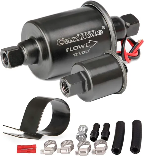 CarBole Bomba de combustible eléctrica universal de 12 V 5-9 PSI 30GPH Bomba de transferencia de combustible para gasolina y diésel para carburador